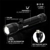 Energizer TAC R 1200 Rechargeable Tactical Flashlight, 1200 Lumens, IPX4 Water Resistant, Aircraft-Grade Aluminum LED Flashlight