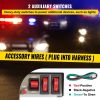 VEVOR 200W Siren Bundle 8 Tones Emergency Warning Siren with PA Speaker MIC System Vehicle Siren Box Fit for Police, Ambulance