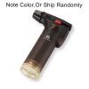 1 PC Gas Torch Cigar Lighter Butane Refillable Single Jet Cigarette Smoking Lighters Plastic Gun Style Fire Starter Ship Rondom