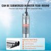 VEVOR Solar Water Pump, 12V DC 120W Submersible Deep Well Pump, Max Flow 3.2 GPM, Max Head 230 ft, Max Submersion 98.4 ft