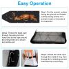 Deer Drag Sled with Dragging Harness Deer Cart Game Hauler Snow Sledding Pad Hunting Gear Supplies with 32.8FT Black Rope 16.1FT White Rope for Huntin