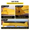 VEVOR Flood Barrier, 24 ft Length x 6 in Height Sandbag Alternative, Water Barrier for Flooding with Great Waterproof Effect