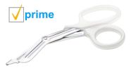 White Trauma Shears 7 1/4", Medical Scissors for Nurses 7.25', Heavy Duty Surgical Scissors, Stainless Steel Bandage Scissors