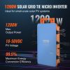 VEVOR Solar Grid Tie Micro Inverter, 1200W, Solar Micro Inverter