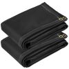 VEVOR Fire Blankets, 2 Pack Welding Blankets, 8' x 10' Fire Suppression Blanket, 1022¬∞F Flame Retardant Blanket, Black Fire Emergency Blankets