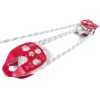 VEVOR Twin Sheave Block and Tackle 1/2" x 200Ft Twin Sheave Block with Braid Rope 30-35KN 6600-7705LBS Double Pulley Rigging