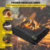 VEVOR Fire Blankets, 2 Pack Welding Blankets, 8' x 10' Fire Suppression Blanket, 1022¬∞F Flame Retardant Blanket, Black Fire Emergency Blankets