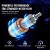 VEVOR Solar Water Pump, 24V DC 277W Submersible Deep Well Pump, Max Flow 9.25 GPM, Max Head 272 ft, Max Submersion 65.6 ft