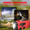 Emergency Hand Crank Radio with LED Flashlight for Emergency, AM/FM NOAA Portable Weather Radio with 2000mAh Power Bank Phone Charger