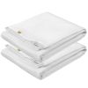 VEVOR Fire Blankets, 2 Pack Welding Blankets, 8' x 10' Fire Suppression Blanket, 1022¬∞F Flame Retardant Blanket, White Fire Emergency Blankets